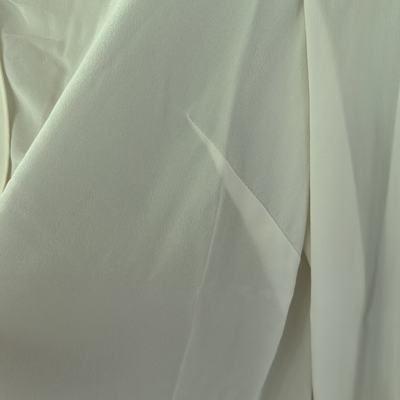 THAKOON Ivory Silk Wrap Blouse - Picture 8 of 8